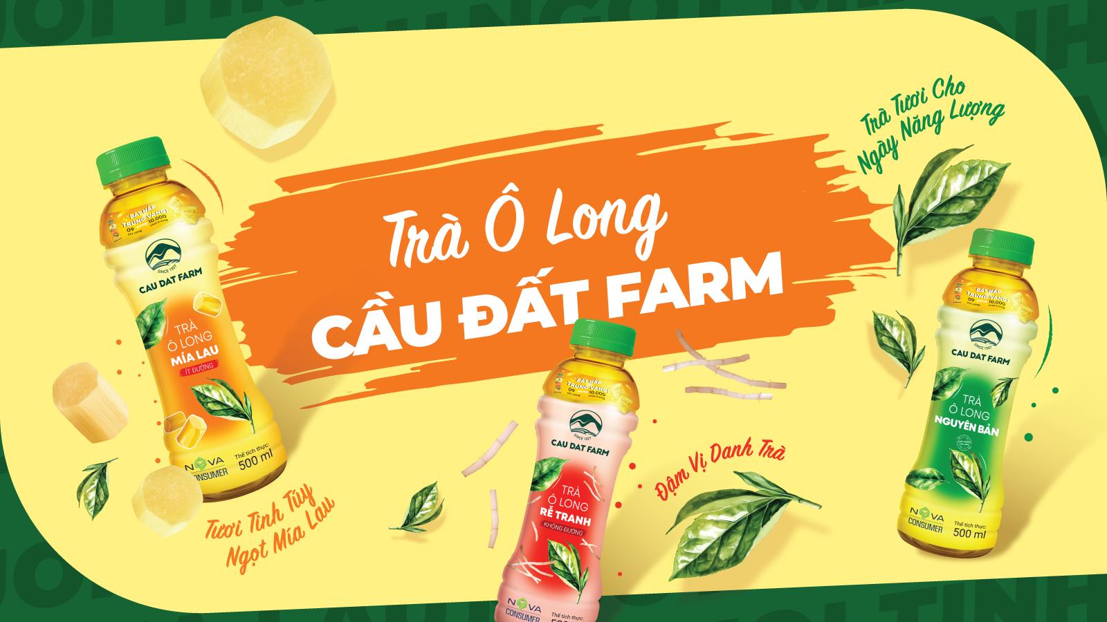 Cầu Đất Farm – Thương hiệu đồ uống của Nova Consumer cho ra đời trà ô long mía lau ngọt thanh- Ảnh 2. Cầu Đất Farm – Thương hiệu đồ uống của Nova Consumer cho ra đời trà ô long mía lau ngọt thanh- Ảnh 2.