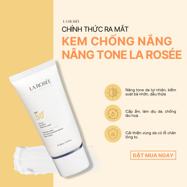 Kem Chống Nắng La Rosée – Nâng Tone Tự Nhiên Bảo Vệ Tối Ưu Làn Da, Giữ Lớp Nền Mịn Màng Suốt Cả Ngày Dài - Hình ảnh 3