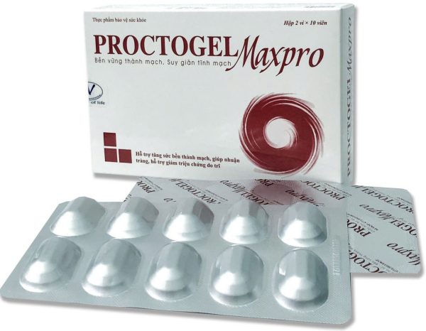 Viên Uống Hỗ Trợ Người Bị Suy Giãn Tĩnh Mạch Proctogel MaxPro Hộp 20 Viên - Hình ảnh 2