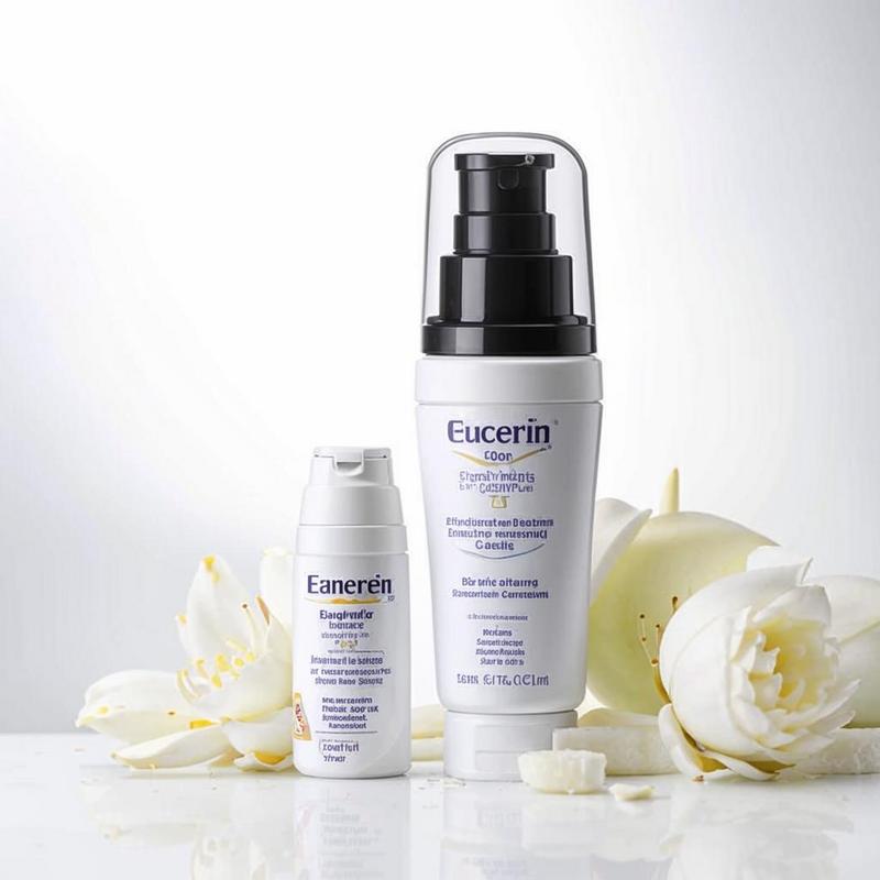 Bút chấm và sữa rửa mặt Eucerin giảm thâm nám.