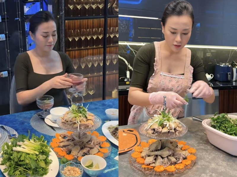 Chiếc khay thủy tinh được Phương Oanh dùng đi dùng lại trong loạt vlog: Bày hoa quả cũng đẹp mà đựng món mặn cũng sang- Ảnh 2. Chiếc khay thủy tinh được Phương Oanh dùng đi dùng lại trong loạt vlog: Bày hoa quả cũng đẹp mà đựng món mặn cũng sang- Ảnh 2.