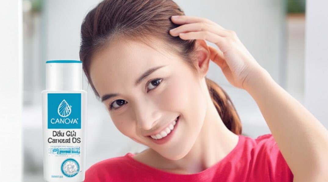 Dầu gội Canova trị gàu, da đầu khỏe mạnh
