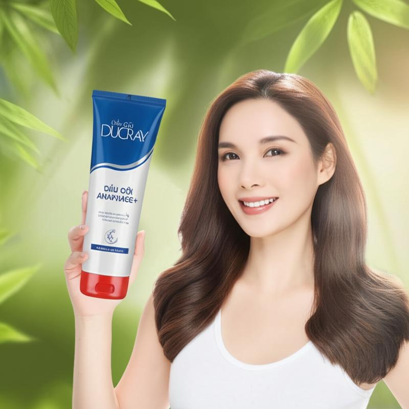 Dầu gội Ducray Anaphase+ cho mái tóc chắc khỏe.