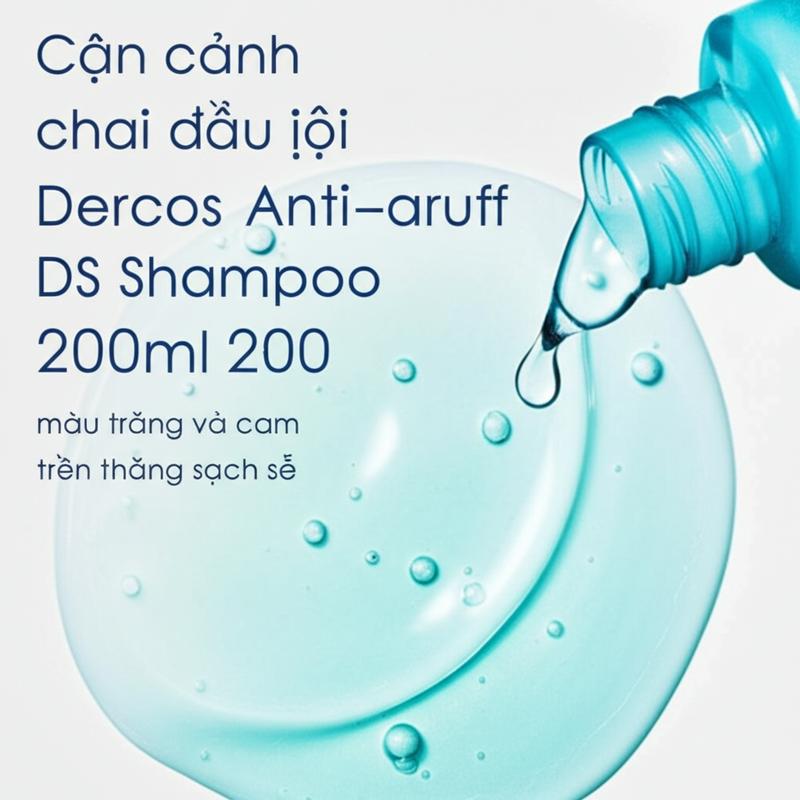 Dầu gội Vichy Dercos trị gàu và da đầu dầu