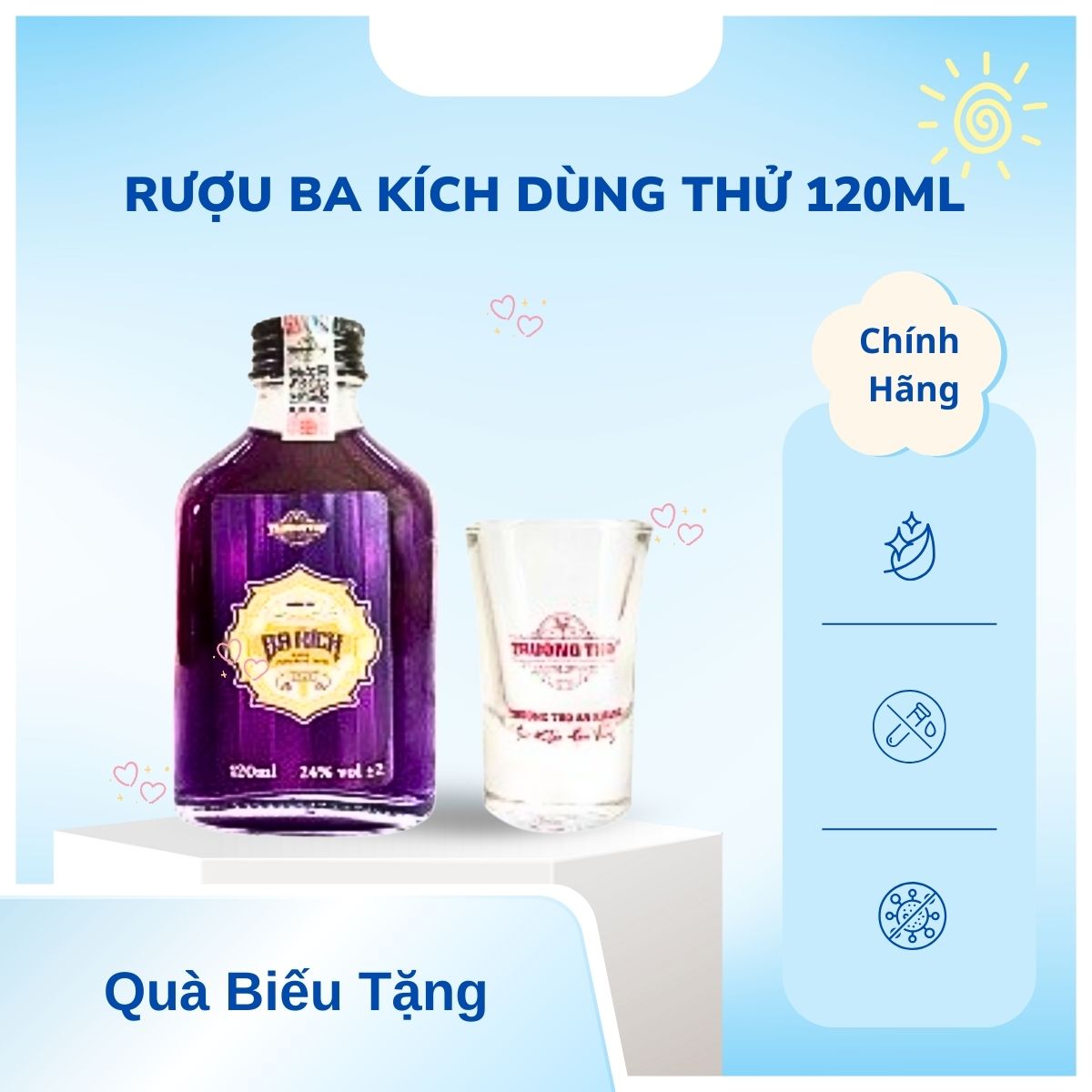 Rượu Ba Kích Dùng Thử 120ml