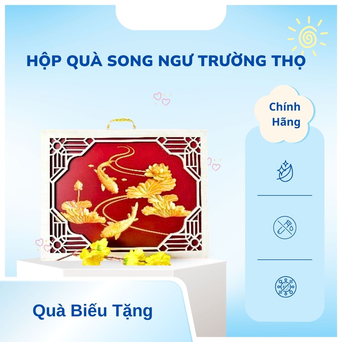 Hộp Quà Song Ngư Trường Thọ