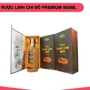 Rượu Linh chi đỏ Premium 650ml 26%