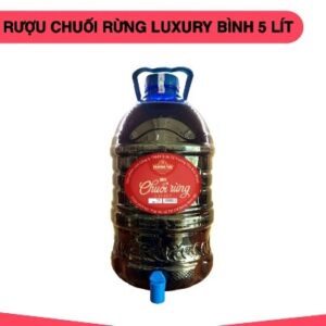 Rượu Chuối Rừng Bình nhựa có vòi 5L 24%