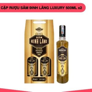 Cặp Rượu Sâm Đinh Lăng Luxury 1000ml 24%