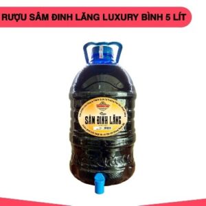 Rượu Đinh lăng Bình nhựa Luxury 5L 24%