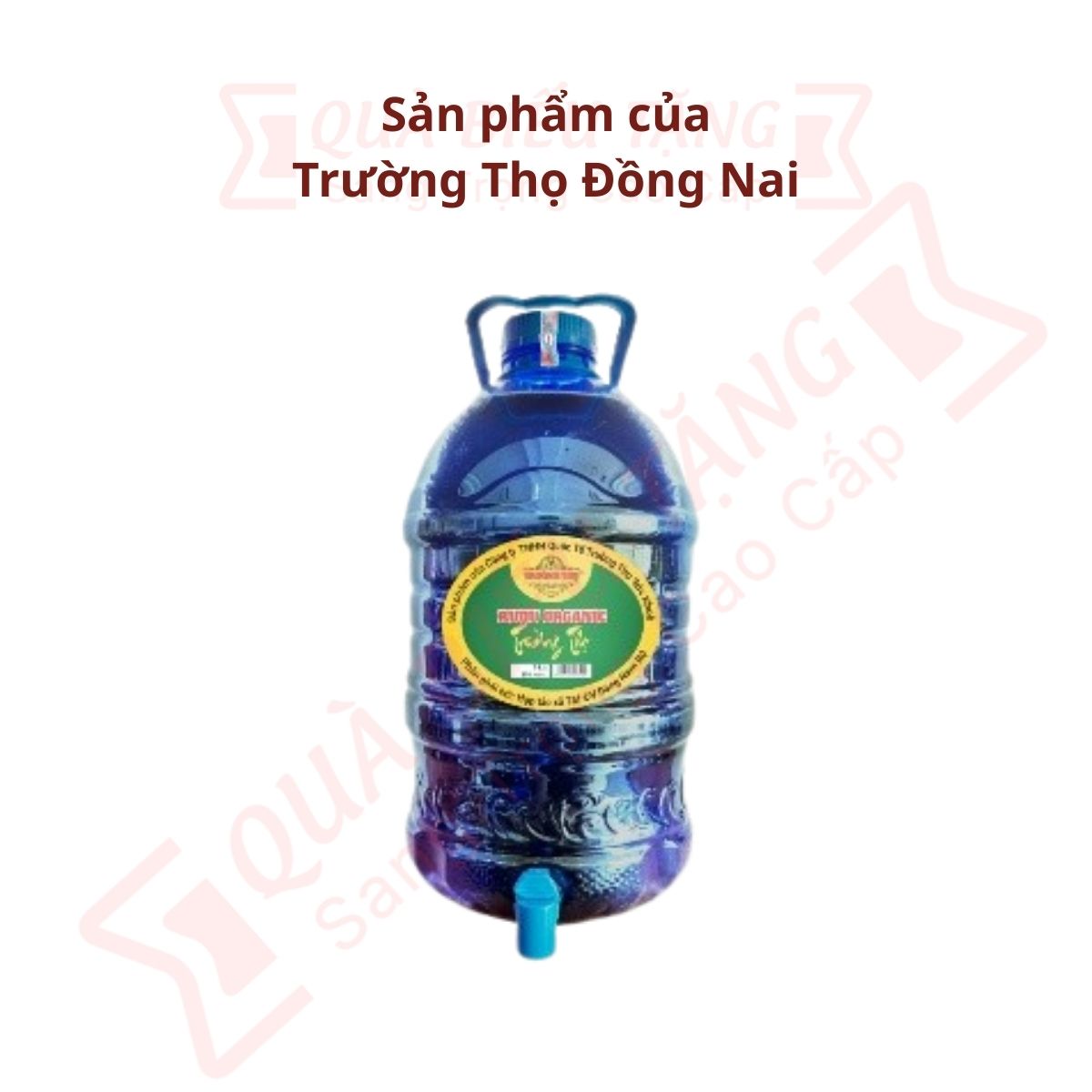 Bình nhựa có vòi Organic 5L 30%