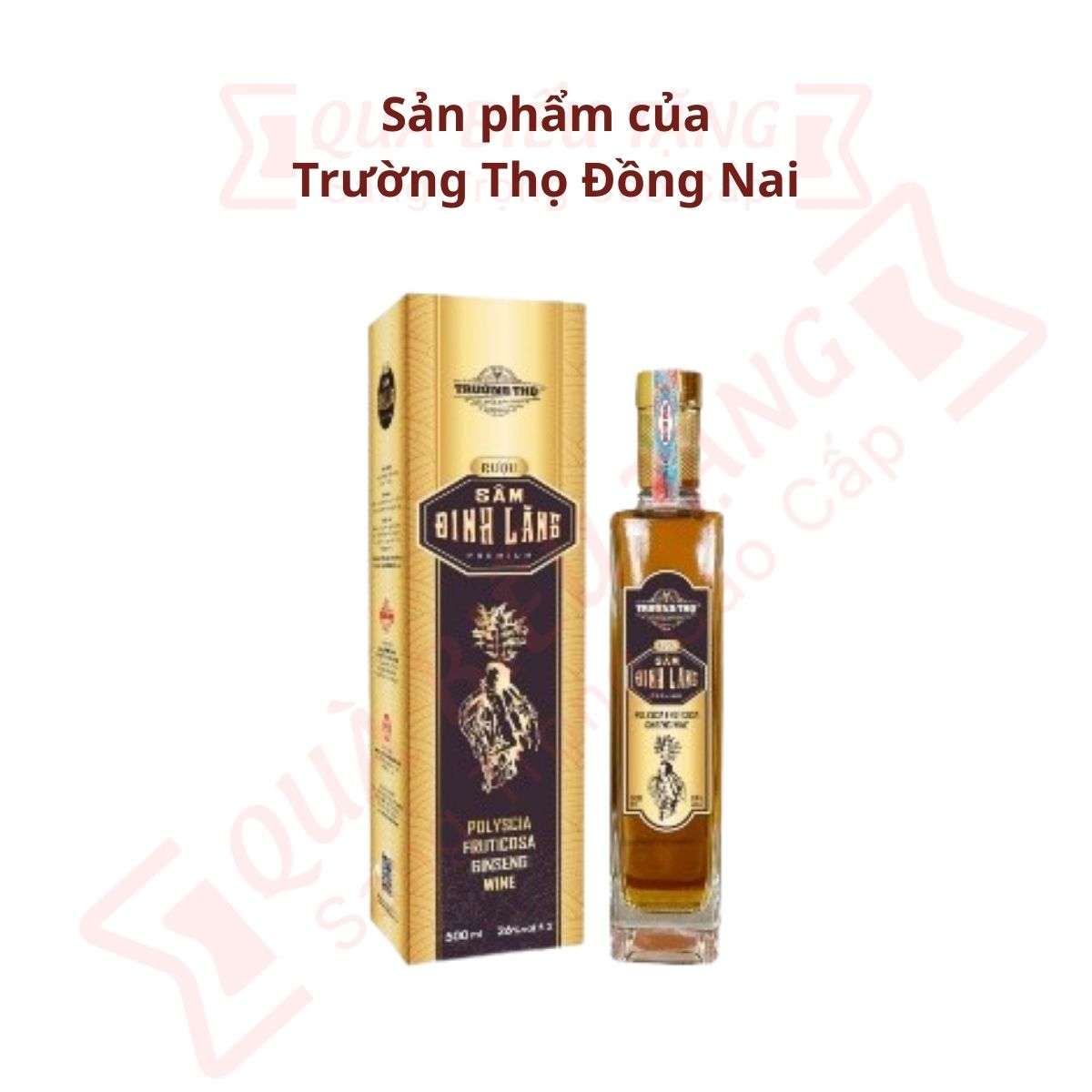 Rượu Sâm Đinh Lăng Premium 500ml 26%