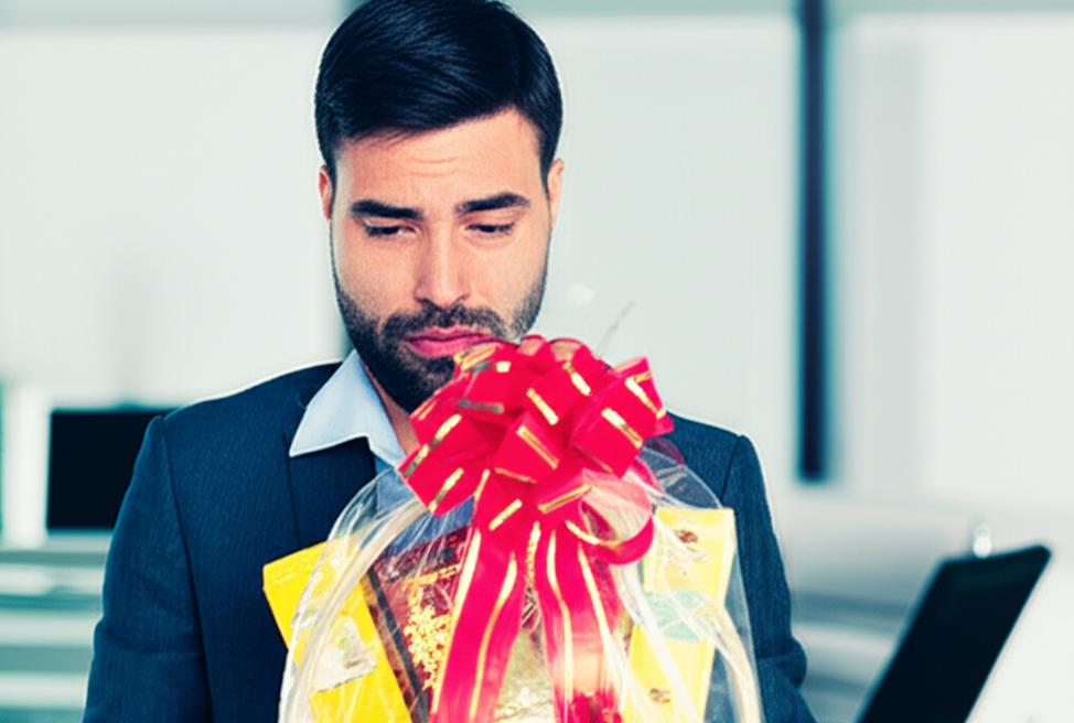 Doanh nhân thất vọng với quà Tết tồi tệ.